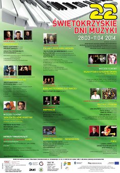 Afisz: witokrzyskie Dni Muzyki