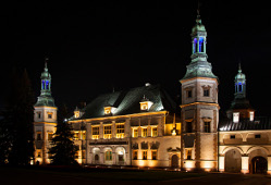 Kielce noc fot. R.  Krzysiek-Nowakowska